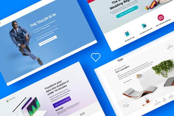 landing page design by Ratna Technology