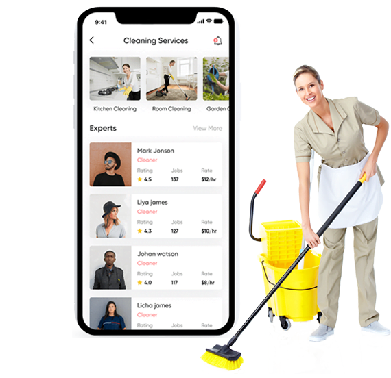 Cleaning Companies Deveolop App